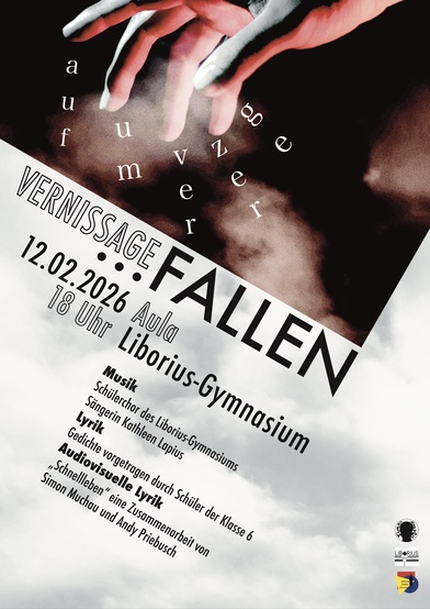 Titelbild: Einladung zur Vernissage „… Fallen“