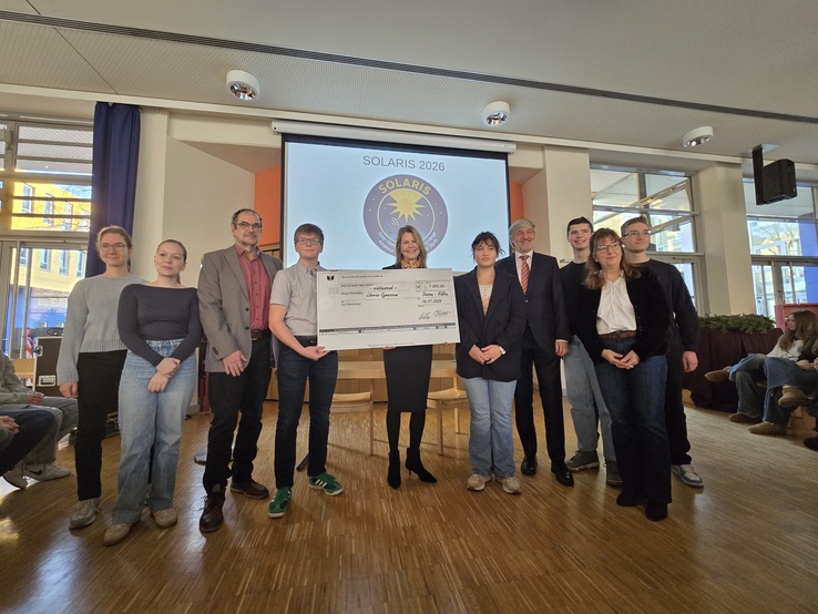 Titelbild: MINTup 2025: Auszeichnung für das Projekt „SOLARIS“ am Liborius-Gymnasium